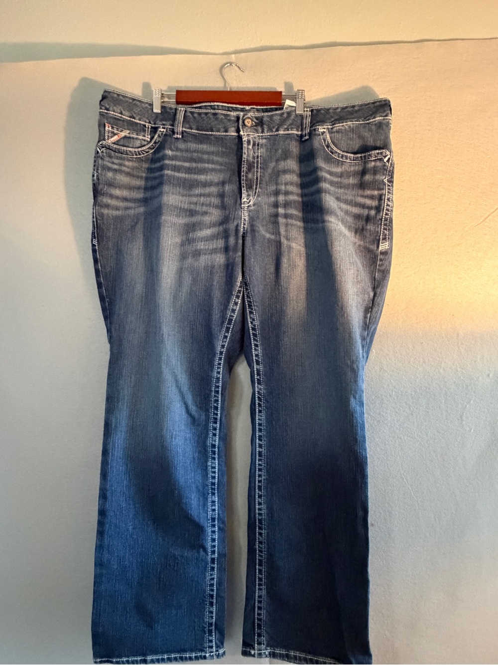 Ariat Women's Medium Wash Boot Cut Jeans - Blue SZ 26L FR NWT CAT2
